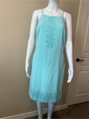 Banana Republic Light Aqua Shift Dress